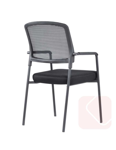 Silla de oficina Nairobi de Euromof en color negro