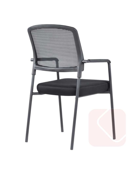 Silla de oficina Nairobi de Euromof en color negro