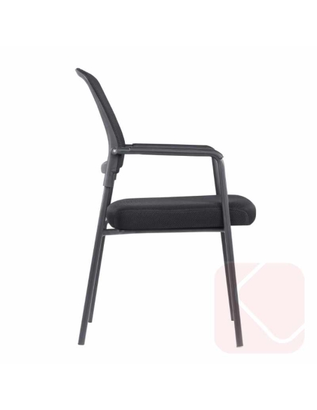 Silla de oficina Nairobi de Euromof en color negro