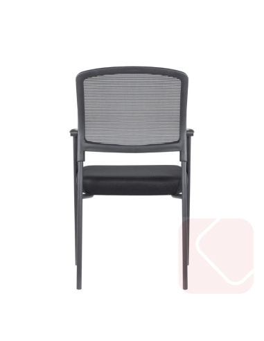 Silla de oficina Nairobi de Euromof en color negro