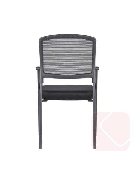 Silla de oficina Nairobi de Euromof en color negro