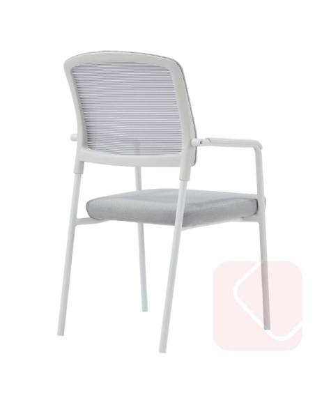 Silla de oficina Nairobi de Euromof en color blanco