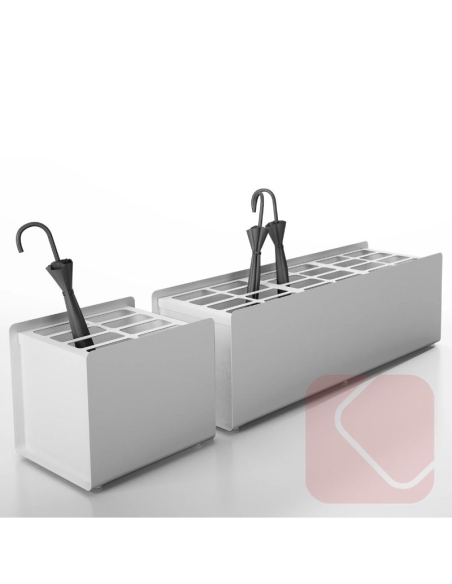 Paragüero CREPE diseño Systemtronic. Paraguero para oficina decorativo metálico.