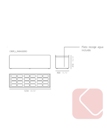 PARAGÜERO OFICINA CREPE DE SYSTEMTRONIC