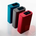 Papelera de reciclaje con tapa para residuos.
