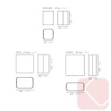 Papelera de oficina Drop | Papelera de diseño