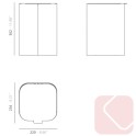 Papelera oficina DROP TOP MINI | Laoficinaonline