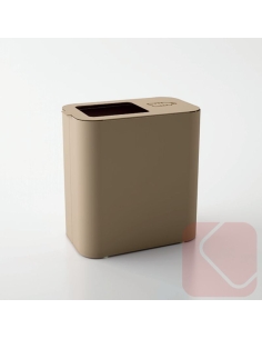 Papelera de reciclaje con tapa para residuos. 2