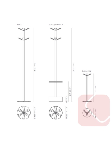 PERCHERO PIE ELICA DE SYSTEMTRONIC