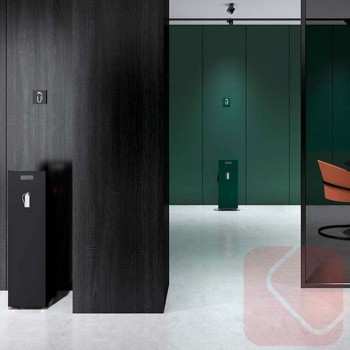 Soporte para extintores Faya – funcionalidad, movilidad y diseño discreto