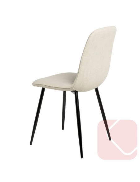 SILLA FIJA TAPIZADA Y ECONOMICA DE DISEÑO MODERNO Y ATEMPORAL