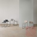 taburete perfecto para zona office mini respaldo tapizado