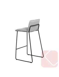 taburete perfecto para zona office mini respaldo tapizado 2