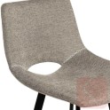 Taburete alto Aston tapizado con reposapiés | Laoficinaonline