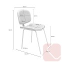 SILLA FIJA TAPIZADA WINONA DE SOMCASA