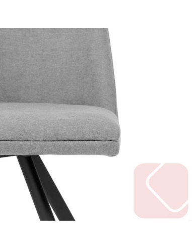 SILLA FIJA TAPIZADA CRIS DE SOMCASA