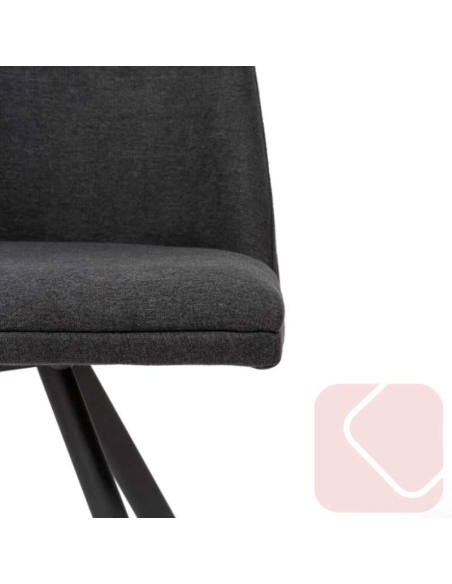 SILLA FIJA TAPIZADA CRIS DE SOMCASA