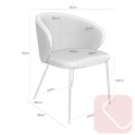 Silla estilo vintage Merida de Somcasa - Laoficinaonline.es