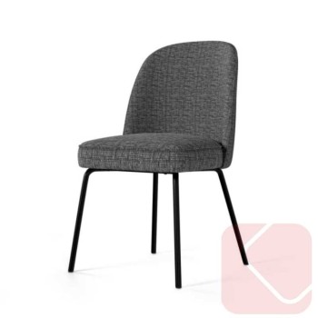 Silla tapizada Maxime moderna | Laoficinaonline