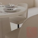 Silla tapizada Maxime moderna | Laoficinaonline