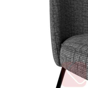 Silla tapizada Maxime moderna | Laoficinaonline