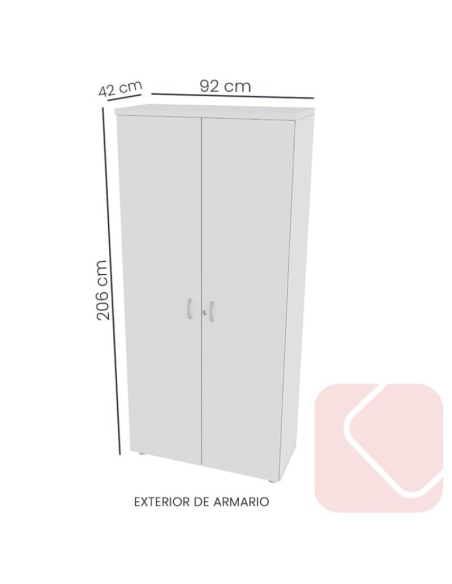 ARMARIO ALTO CON PUERTAS DE EUROMOF ENTREGA RÁPIDA
