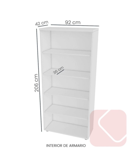 ARMARIO ALTO SIN PUERTAS DE EUROMOF ENTREGA RÁPIDA