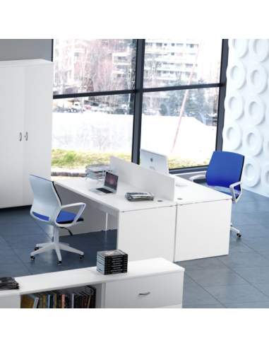 Mesa blanca oficina serie euro 2000 entrega express Mesa blanca oficina serie euro 2000 entrega express
