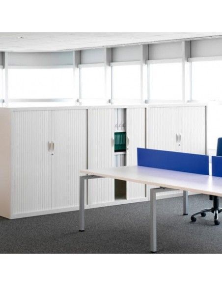 Armarios de oficina metálico persiana vertical de 160 cm. altura de Gapsa Armarios de oficina metálico persiana vertical de 160 cm. altura de Gapsa