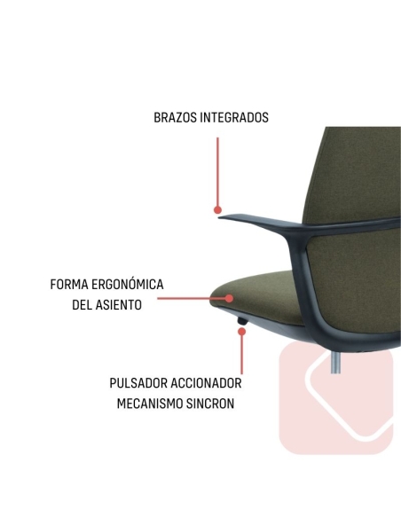 SILLÓN DIRECCIONAL DE DISEÑO LEVITA