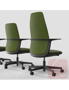 Sillones de dirección para oficina Levita con tres alturas de respaldo. 2
