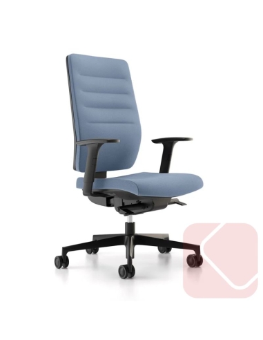 Happiness es un sillón direccional con o sin reposacabezas regulable en altura e inclinación espumado y tapizado.