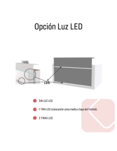 OPCIÓN DE LUZ LED PARA...