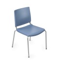 Silla confidente Atenea de Dileoffice en azul claro