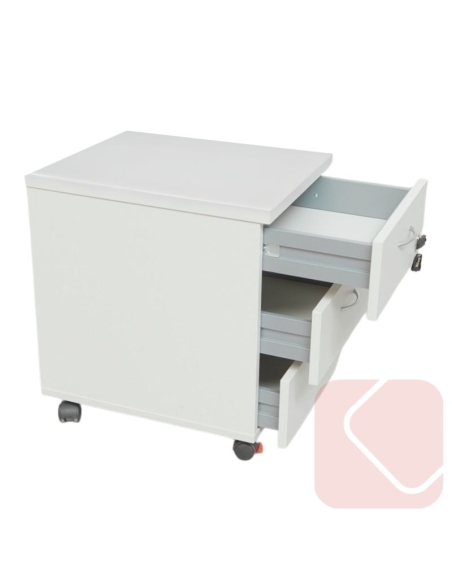 CAJONERA MADERA CON RUEDAS DE EUROMOF STOCK