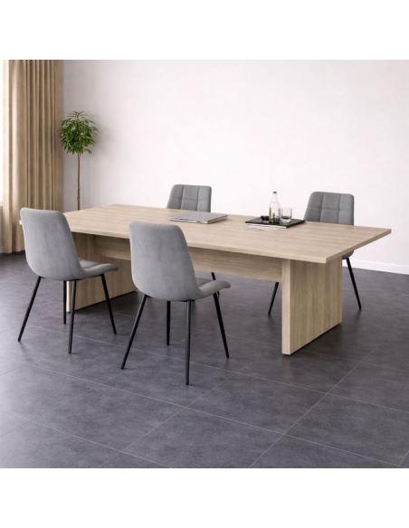 MESA REUNIÓN RECTANGULAR ECONÓMICA ENTREGA RÁPIDA