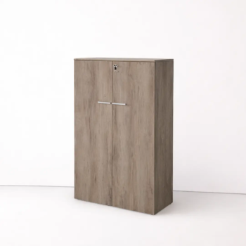 Armario oficina madera mediano con puertas | Laoficinaonline