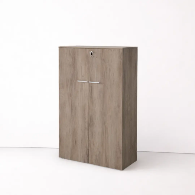 Armario oficina madera mediano con puertas | Laoficinaonline