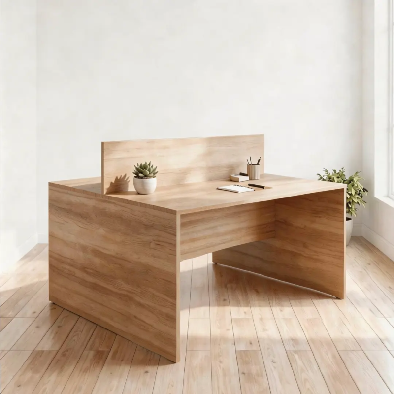 Mesa coworking con separador | Laoficinaonline