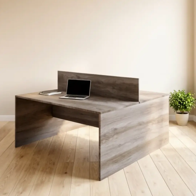 Mesa coworking con separador | Laoficinaonline