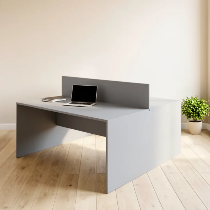 Mesa coworking con separador | Laoficinaonline
