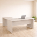 Mesa esquinera de oficina COLOR con ala reversible | Laoficinaonline