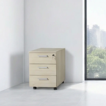 Cajonera de oficina con ruedas y 3 cajones. Con cerradura | Loficinaonline