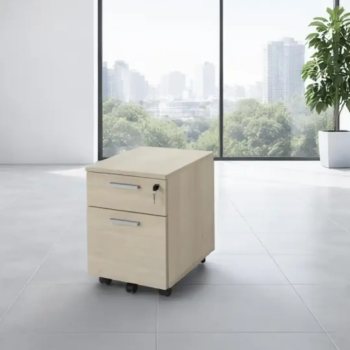 Cajonera de oficina con cajón y archivo con cerradura | Laoficinaonline