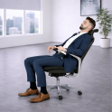 Sillón de oficina Tokio de malla con mecanismo sincro | Laoficinaonline
