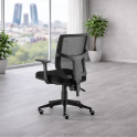 Silla de oficina Roma giratoria con respaldo de malla | Laoficinaonline