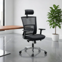 Silla ergonómica Atlanta con cabezal y brazos 3D | Laoficinaonline