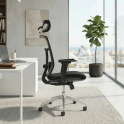 Silla ergonómica Ankara con cabezal y brazos 3D | Laoficinaonline