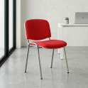 Silla fija Fissa carcasa gris apilable | Laoficinaonline