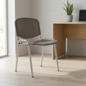 Silla Fija Fissa PVC sin Brazos apilable | Laoficinaonline